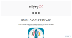 Desktop Screenshot of bullying.org